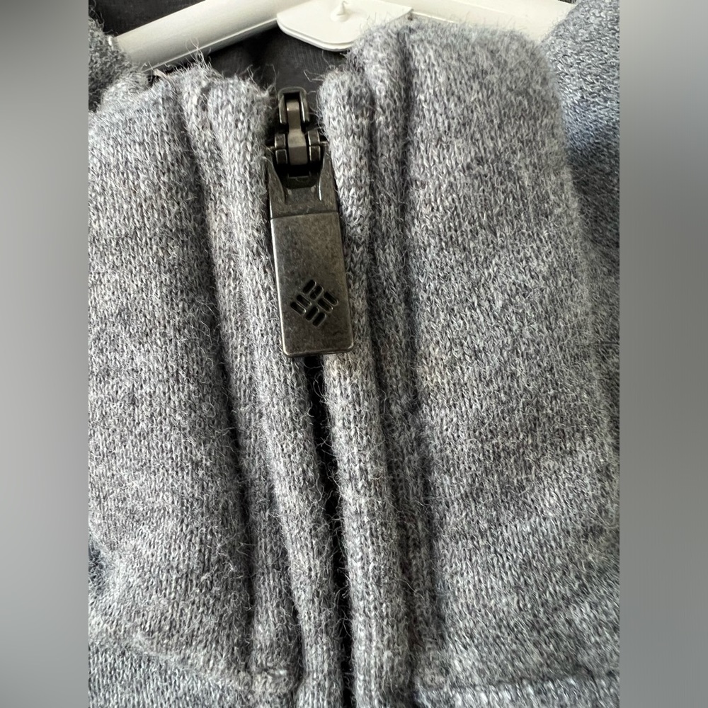 Columbia Hart Mountain II 1/2-Zip Fleece Jacket - Men's Medium Gray - Picture 6 of 10